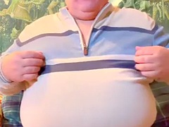 Chubby fat guy from Finland with a mustache takes a huge load of cum for your pleasure