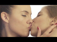 sultry lezzy teens Candy Belle and Vanessa Decker