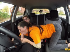 Fake Driving School (FakeHub): Teen Drives Her Instructor Bonkers