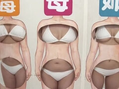 Mamada, Fetiche, Juegos, Grupo, Japonés, Tetas naturales