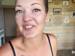 Naughty French babe gives a passionate blowjob and gets pounded by her guest