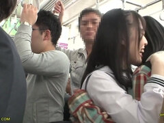 Asian bimbo breathtaking public gangbang video