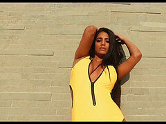 Poonam Pandey nude by the Pool and Garden