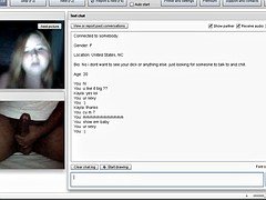 Chatroulette:  Cum blast with a Hot Boobalicious Blond