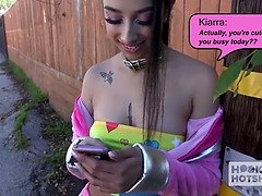 Kiarra Kai gets pounded hard by online hookup with bryan gozzling