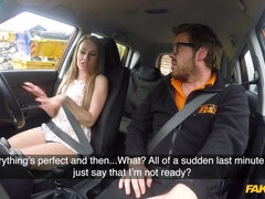 Fake Driving School - Sticky Facial Climax Ends Lesson 1 - Ryan Ryder