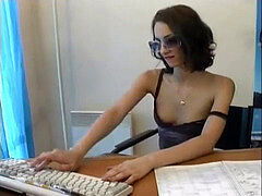 Shaina Beurette in the Office