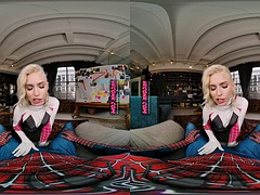 VR Conk Cosplay Spider woman Kiara Cole Porn Parody POV VR