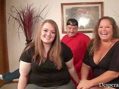 Casting Desperate Amateurs gopro behind-the-scenes footage plus-size three-way m