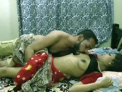 Indian horny unsatisfied wife having sex with BA pass caretaker:: With clear Hindi audio