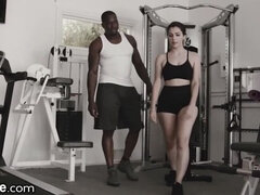 XEmpire Valentina Nappi Rides Trainer's Hard BBC at the Gym