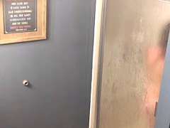 Friends wife on hidden camera in the shower