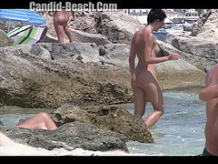 Amazing body curves warm Milfs Beach Nudism Voyeur SpyCam