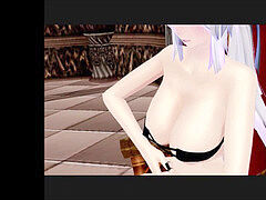 Giantess, vore giantess, mmd