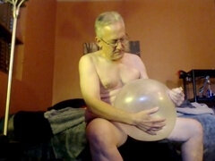 Balloon fuck, dad, milking