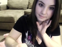 Gorgeous brunette inexperienced 18-19 year old webcam sexdate fuck