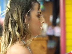 Chanel Camryn goes wild with her tiny tits and sloppy blowjob skills in LucidFlix Episode 1