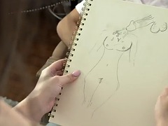 Teen stepsister Liz Jordan really wanted her stepbrother to draw her