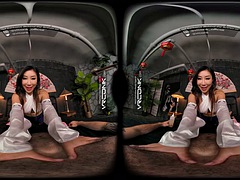 VR Conk porn parody Final Fantasy X Yuna first person VR porn