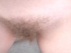 엉덩이, 금발의, 머리카락이 많은, 랑제리, 부어있는 듯한 젖꼭지