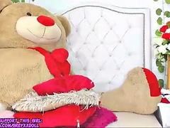 Solo jerking cock on cam show