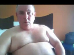 granddad jizz on web cam