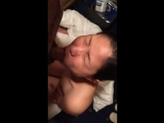 JAPANESE NAHA WHORE SUCKING HER BROTHER INLAW'S DICK IN CHEAP HOTEL