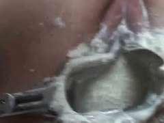 fuck hole cooking food dripping wet and messy