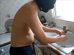 mansion-chores, pet have fun and indignity for submissive male puppy