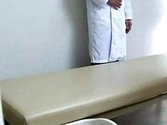 Immature innocent dame is used by her lecherous gynecologist during a examination.