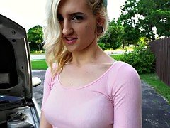 Blonde sweetie Aubrey Appreciate gets fucked in the tush