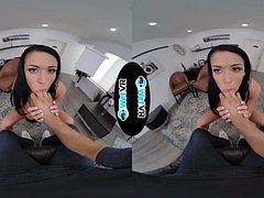 WETVR on fluid virtual reality porn with creampie banging with Gianna Gray