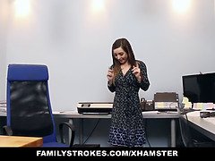 Bambi Brooks: Stepdaughter's full-time slut job turned into a hardcore full-time sex tape