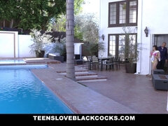 Dormitorio, Bikini, Negro, Condón, Polla, Sexo duro, Piscina, Montar