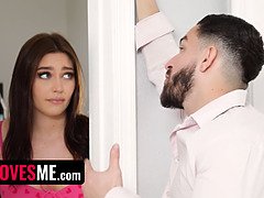 Step sister Vivian Taylor gets her latina booty filled with step bro's cum