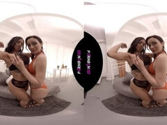VR 4K Latinas & lesbian compilation in virtual reality big tits & big ass
