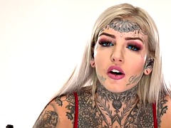 Behind the scenes with tattooed beauty Amber Luke
