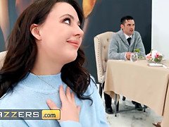 Curvy Whitney Wright gets a hard dick to play with at the eatery, and swallows it all