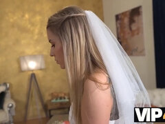 Vacker, Blondin, Brud, Tjeckisk, Europeisk, Hd, Fitta, Stockings