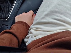 Touching the Uber drivers cock to see his reaction