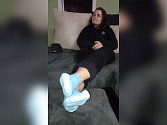 odorous soles woman ( Sock and Barefeet )
