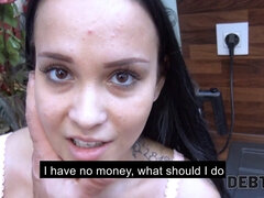 Russian teen candy kay gets her holes drilled by collector after debt payment