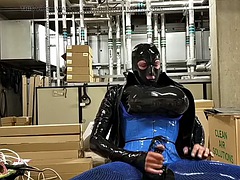 Amatööri, Isot tissit, Musta, Saappaat, Brittiläinen, Lateksi, Transu, Tissit
