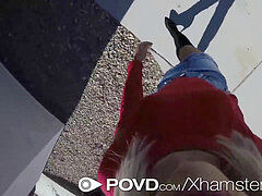 POVD blonde hoe Picked Up & Fucked After school