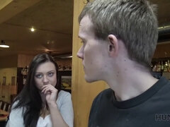 Cash-hungry boy takes stranger's girlfriend for a wild ride in POV reality video Hunt4K