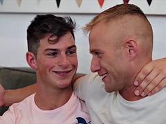 A couple of handsome guys fuck hard and roughly in anal sex - Sean Cody