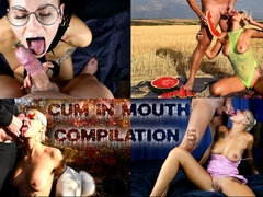 Sucer une bite, Compilation, Éjaculer dans la bouche, Tir de sperme, Faciale, De plein air, Russe