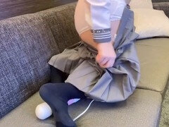 Asiático, Culo grande, Japonés, Masturbación, Orgasmo, Calcetines