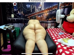 BBW mommy webcam masturbation video