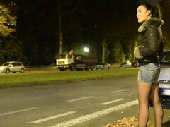 Mamada, Morena, Corridas, Europeo, Nylon, Prostituta, Público, Adolescente